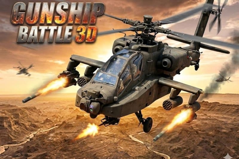 Giới thiệu Gunship Battle 3D- Game Trực thăng không kích 3D trên điện thoại miễn phí