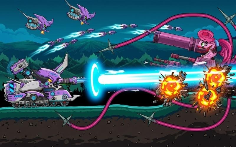 Tải Tank Combat: War Battle MOD APK - Tạo và chế tạo xe tăng mạnh mẽ với sức công phá cực lớn