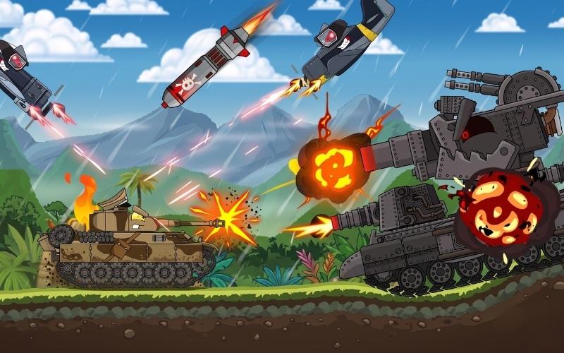 Trải nghiệm cảm giác bắn phá với cỗ xe tăng hạng nặng phô diễn sức mạnh hủy diệt trên mọi địa hình.